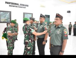 Dandim 0825/Banyuwangi Pimpin Acara Korps Kenaikan Pangkat Bintara dan Tamtama Periode 01-04-2025