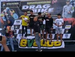 Drag Bike Kapolresta Cup 2025 Banyuwangi Diramaikan Ratusan Pembalap Jawa dan Bali