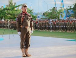 Kasat.Pol PP Damkar dan Penyelamatan Kabupaten Barru, Sukses Laksanakan Tugas Selaku Komandan Apel Gelar Pasukan Kesiapsiagaan Nasional Satpol PP dan Satlinmas Tingkat Provinsi