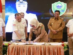 Bupati Barru Mendapat Kehormatan menyampaikan Selayang Pandang Pada Acara Penanda Tanganan MoU Dengan Garuda Asta Cita Nusantara