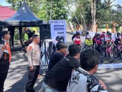 Polresta Banyuwangi Gelar Pasukan Pengamanan Kejurnas Road Race 2025 Etape 3