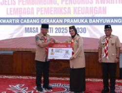 Ipuk Fiestiandani Dilantik Sebagai Ketua Majelis Pembimbing Cabang Gerakan Pramuka Banyuwangi
