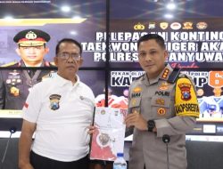 Kontingen Polresta Banyuwangi Taekwondo Tiger Akademi Menuju Kejurnas Kapolri Cup VI