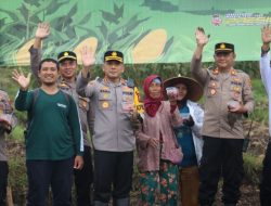 Polresta Banyuwangi Dukung Ketahanan Pangan Daerah Khususnya Komoditi Jagung
