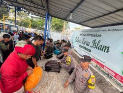Antisipasi Masuknya Barang Ilegal, Polsek KPN Bersama Aparat Terkait Lakukan Pengamanan Kedatangan KM. Cattleya Express di Pelabuhan Parepare