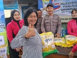 Polresta Banyuwangi dan Bulog Gelar Gerakan Pangan Murah