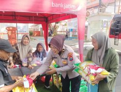Polresta Banyuwangi dan Bulog Kembali  Gelontorkan 202 Ton Beras SPHP untuk Warga