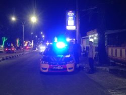 Polsek Bacukiki Lakukan Patroli Blue Light Hingga Jelang Subuh, Antisipasi Gangguan Kamtibmas