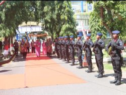 Kapolres Parepare Hadiri Kunjungan Kerja Dansat Brimob Polda Sulsel di Batalyon B Pelopor