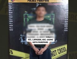 Residivis Pencurian Pelaku Penganiayaan Karywan BUMN di Parepare Diringkus Dimakassar, Terancam Kembali Ke Penjara