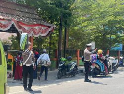 Penggelaran Personil Sat Lantas Disiang Hari, Tugas Rutin Jaga Keselamatan Berkendara