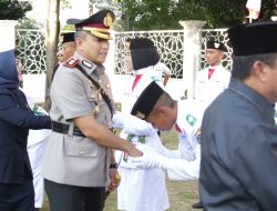 Kapolres Parepare Hadiri Upacara Pengukuhan Paskibraka Kota Parepare Tahun 2025