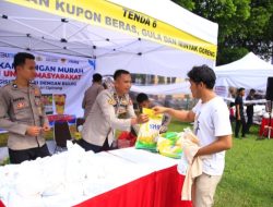 Gerakan Pangan Murah Polri Siapkan Sistem Drive-Thru bagi Ojol