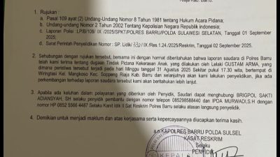 Tenaga Ahli Fraksi Golongan Karya DPRD Barru Viral Di Medsos Aniaya Anak Dibawah Umur