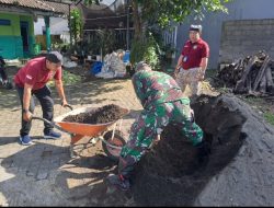 Aksi Bedah rumah Wujud Sinergitas TNI Koramil, Kodim 0825 Banyuwangi Bersama  YBH Pegasus Patalala Dan masyarakat