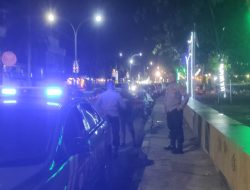 Patroli Blue Light Polsek Bacukiki Nyalakan Rasa Aman di Suasana Malam Kota Parepare