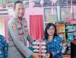 Sinergi Kapolsek dan Camat Kawal Distribusi Perdana Program MBG di Soreang Parepare