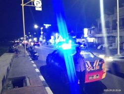 Patroli Blue Light di Minggu Malam, Polsek Bacukiki Cegah Dini Gangguan Kamtibmas