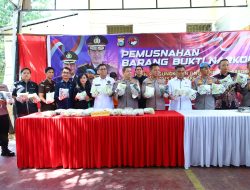 Polda Sulsel Musnahkan 44 Kg Sabu Hasil Tangkapan Polres Parepare