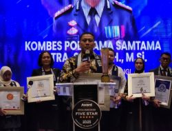 Kapolresta Banyuwangi Raih Penghargaan “Inspiring Professional & Leadership Award 2025”