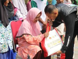 Social Riding : Polres Kediri dan Komunitas DBK Jelajah Desa Sambil Berbagi untuk Warga
