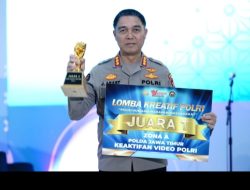 Peringkat 1 Nominasi Keaktifan Video Polri Zona A  Diraih Polda Jatim