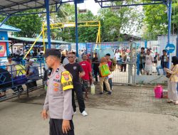 Polsek KPN Lakukan Pengamanan Pemberangkatan KM Adithya, Memuat 731 Penumpang