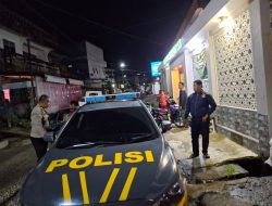 Polsek Soreang Lakukan Patroli Malam, Antisipasi Gangguan Kamtibmas