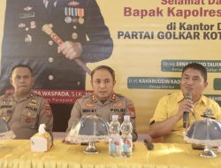 Jumat Curhat Kapolres Parepare Bersama Kader Partai Golkar, Lanjutkan Langkah Bina Harmonisasi