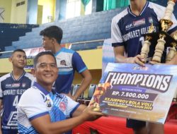 Polresta Banyuwangi : Puncak Kejuaraan  Bola Voli Indoor U-19 Jawa Timur 2025  Begini Hasilnya….