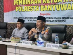 Kapolresta Banyuwangi Sebut Tiga Isu Utama Ancam Stabilitas Wilayah