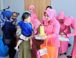 Bhayangkari Barru Peduli Pengentasan Stunting