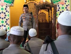 Bina Rohani dan Disiplin Waktu, Waka Polres Parepare Wajibkan Kehadiran Siswa Latja Di Masjid Jelang Shalat 5 Waktu