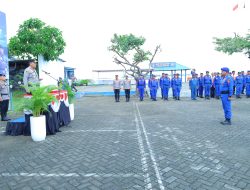 Kapolda Sulsel Pimpin Apel Bersama Personel Ditpolairud Polda Sulsel