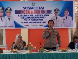 Sosialisasi Bahaya Narkoba dan Judi Online, Kapolsek Ujung Parepare Paparkan Dampak Negatif dan Ancaman Hukuman