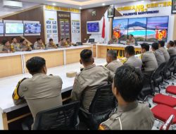Perkuat Peran Tingkat Kelurahan dan Desa kepolisian Banyuwangi Gelar Anev
