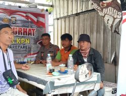 Jumat Curhat Polsek KPN, Sambangi Buruh dan Pedagang Asongan dengan Pola Door to Door