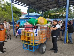 Queen Soya Berlabuh Turunkan 1.060 Penumpang, Polsek KPN Perketat Pengamanan Jelang Akhir Tahun