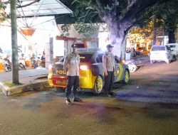 Giat Patroli Blue Light Polsek KPN Antisipasi Gangguan Kamtibmas di Senin Malam