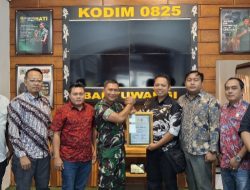Pengurus Baru Perbakin Banyuwangi Perkuat Sinergi dengan Kodim 0825