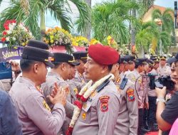 ​Sertijab Kapolresta Banyuwangi Rama Samtama Putra :  Pamit, Titip Pesan Jaga Kondusivitas