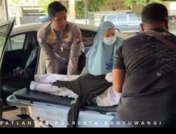 Aksi Cepat Seorang Kasat Lantas  Bantu Korban Kecelakaan