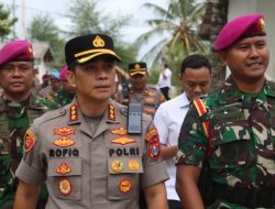 Kapolresta Banyuwangi Kunjungi Puslatpurmar 7 Lampon