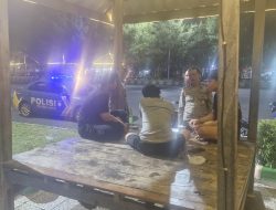 Polsek Ujung Kembali Laksanakan Patroli Blue Light Antisipasi Kejahatan Malam Hari