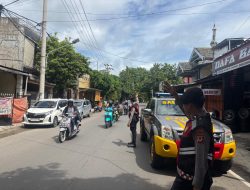 Patroli Dialogis Sat Samapta Sentuh Permukiman, Jaga Keamanan Aktivitas Pasar Rakyat