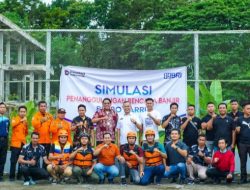 Simulasi Kesiapsiagaan Tanggap Bencana Libatkan Puluhan Kantor  Unit BRI