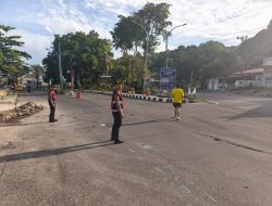 Patroli Akhir Pekan, Polres Parepare Pastikan Aktivitas Warga Berjalan Aman