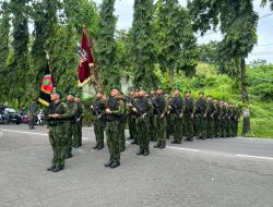 Kapolres Parepare Dampingi Walikota Sambut Dan Brigif dan Personil TNI Purna Tugas Satgas Kosektor Barat di Wilayah Papua