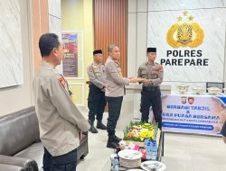 Peringati HUT Korps Sabhara ke-74, Samapta Polres Parepare Lakukan Bakti Religi, Bagi Takjil, Hingga Buka Puasa Bersama