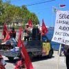 Puluhan Karyawan Terdampak PHK Galangan Kapal LPN Awerangnge Barru   Persatuan Massa Buru Indonesia Lakukan Aksi Unjuk Rasa